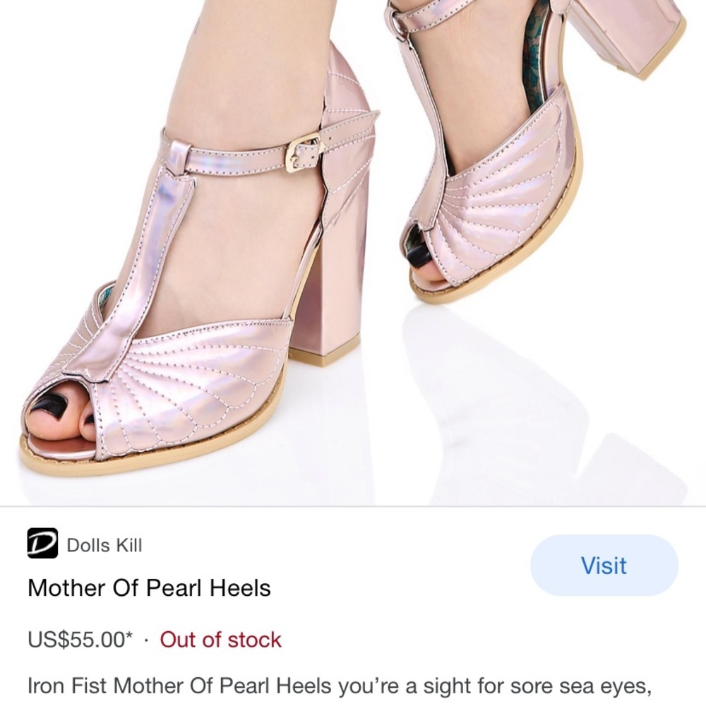 New - Iron Fist heels